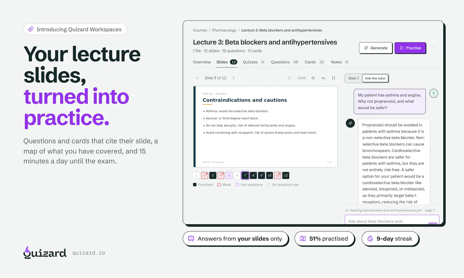 Quizard Workspaces screenshot 2