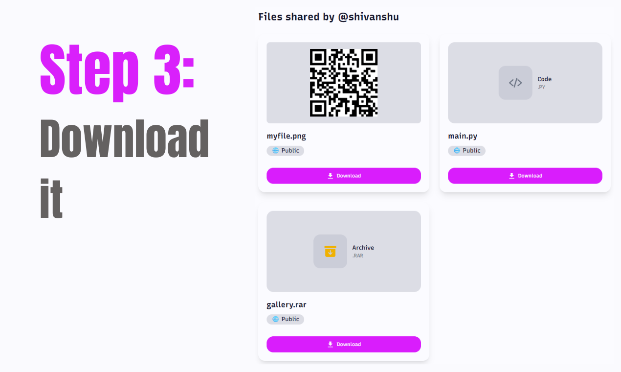 Nube - Alternativa de Airdrop, pero para la web, transfiera archivos al instante media 4