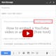 Email YouTube Video