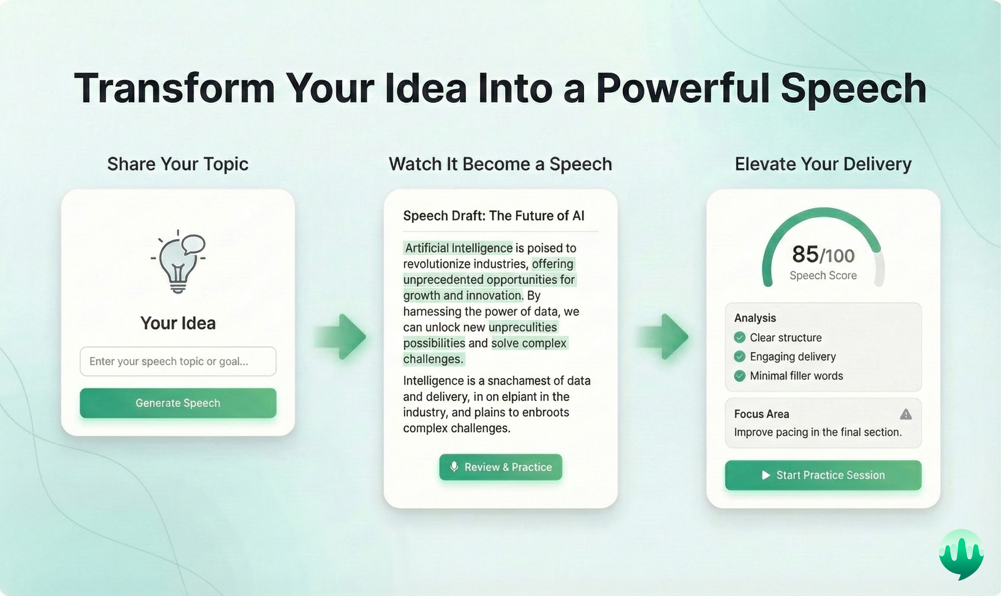 VoxAI - Main product screenshot demonstrating key features and user interface