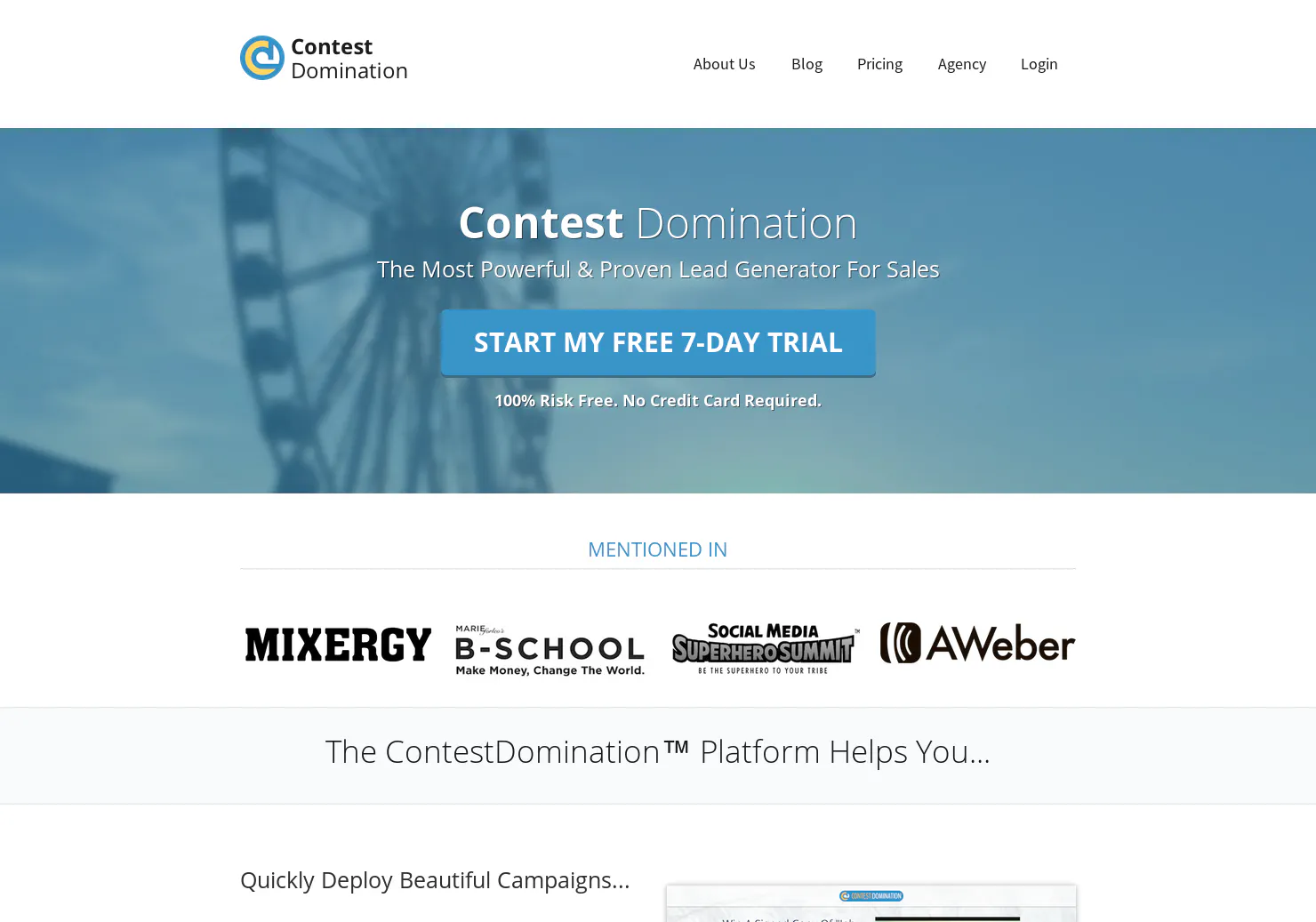 Contest Domination