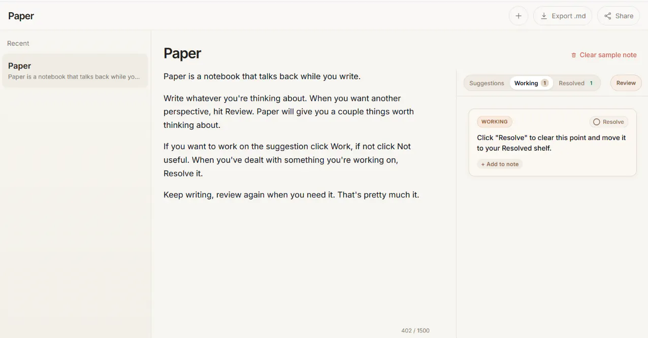 Paper gallery image