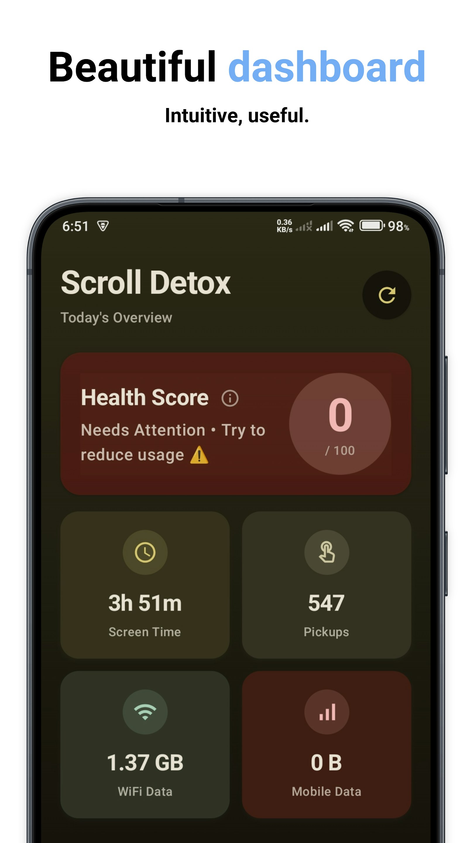 Scroll Detox - Screenshot 3 showing product features and functionality