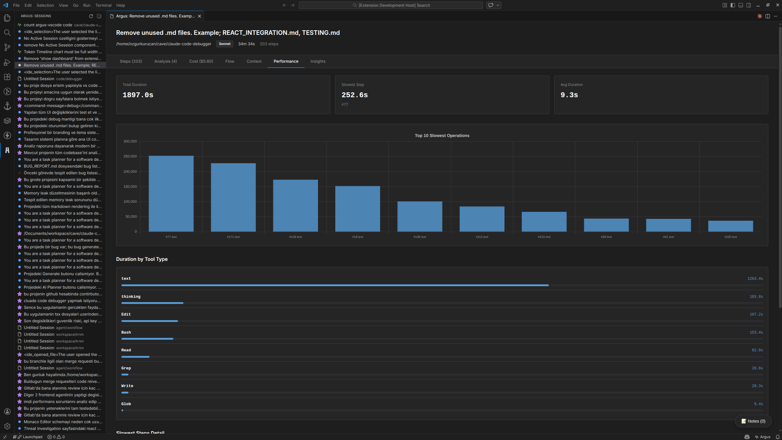 Argus - Claude Code Debugger & Analyzer gallery image