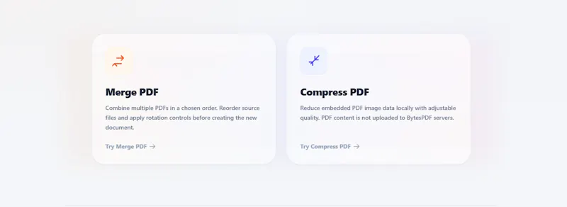 BytesPDF — Browser screenshot 2