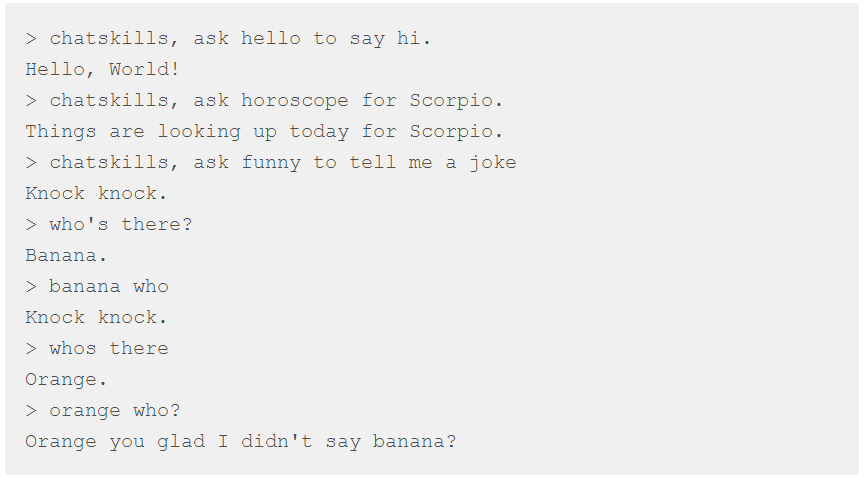 chatskills gallery image