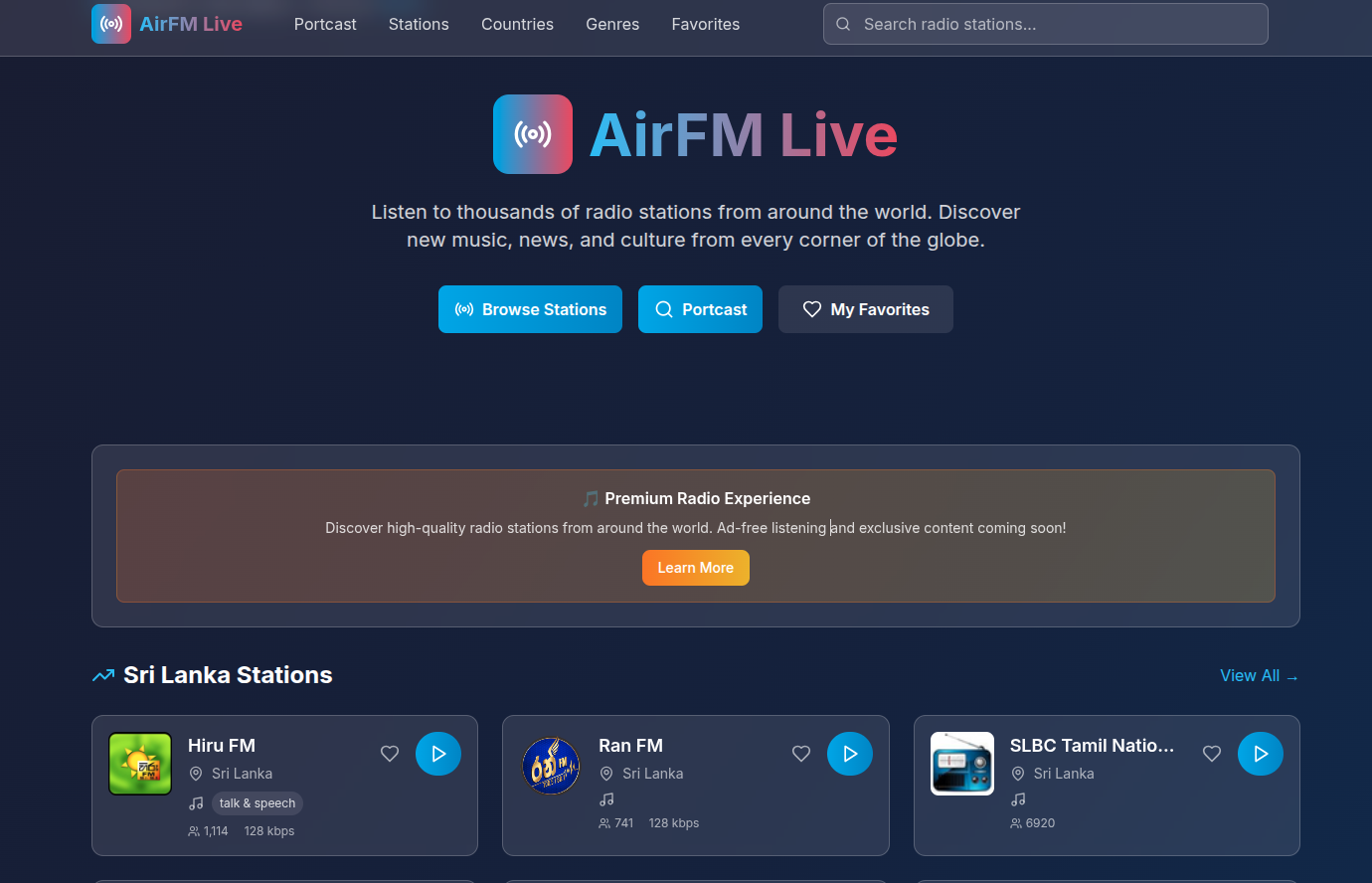 AirFM Live logo