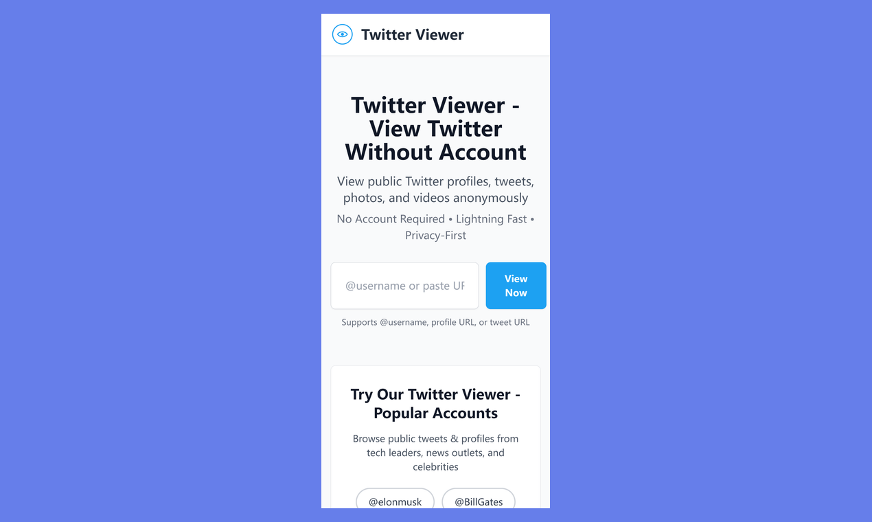 Twitter Viewer gallery image