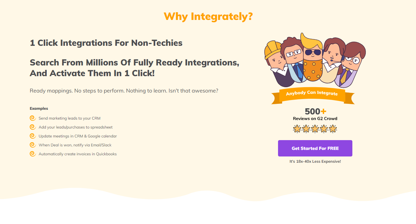 Integrately -1 Click integration gallery image