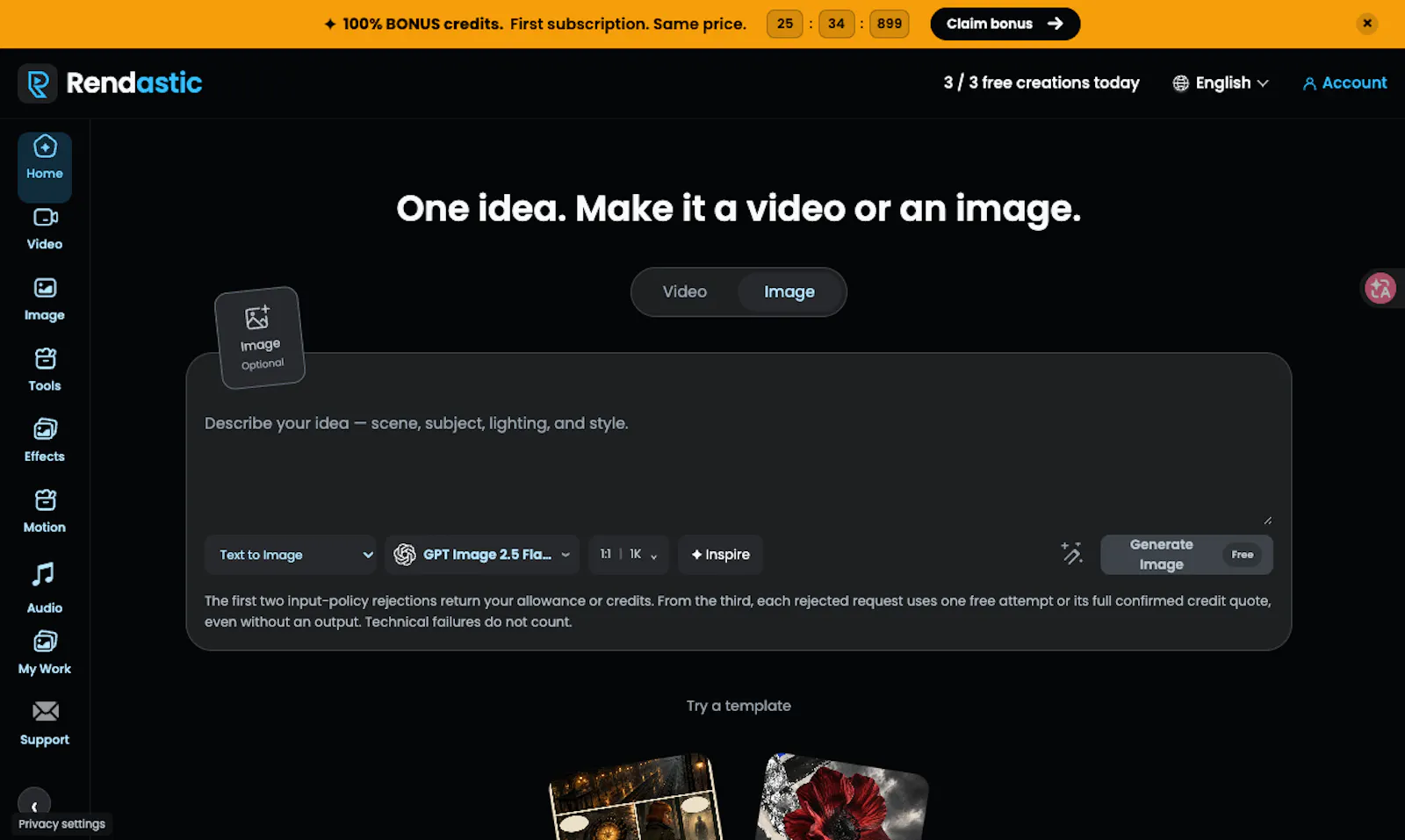 Rendastic screenshot 1