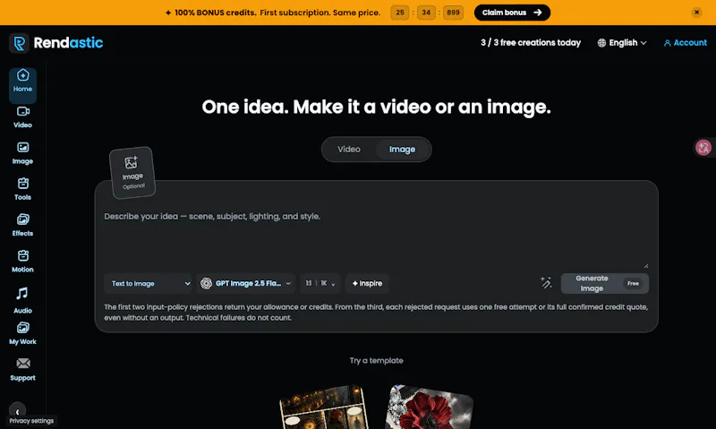 Rendastic screenshot 1