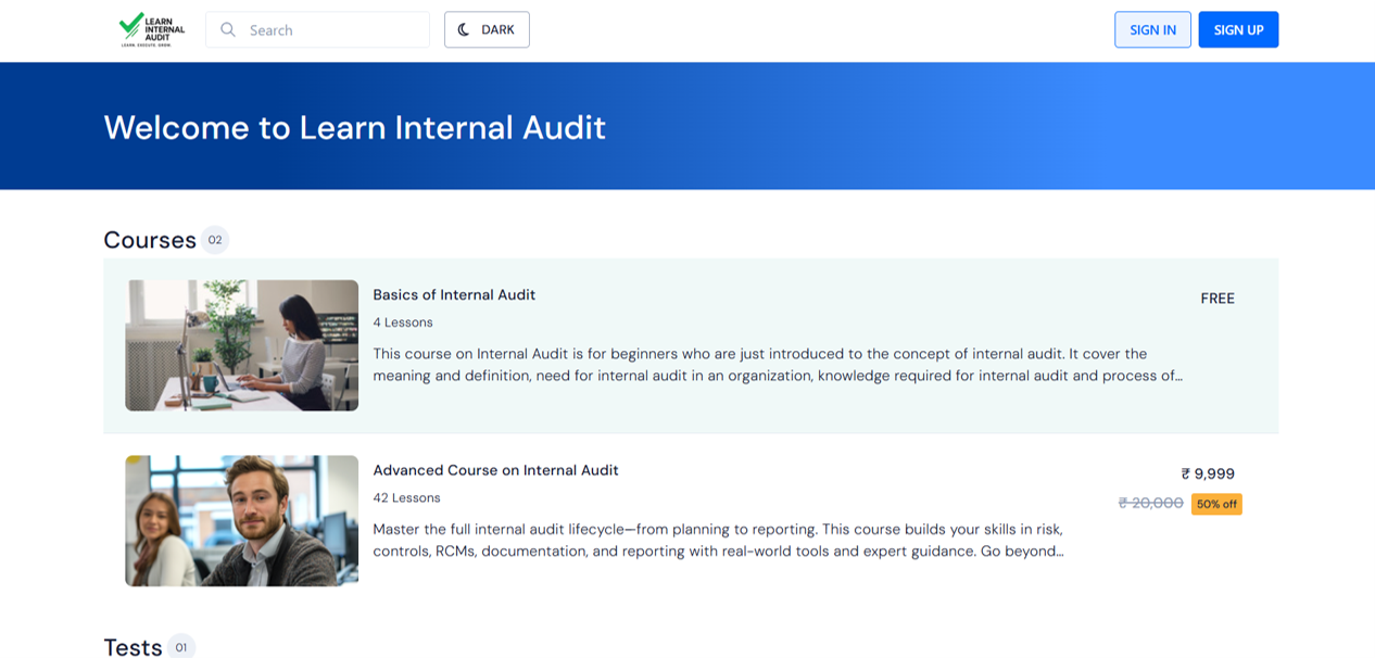 Advanced Course on Internal Audit media 3