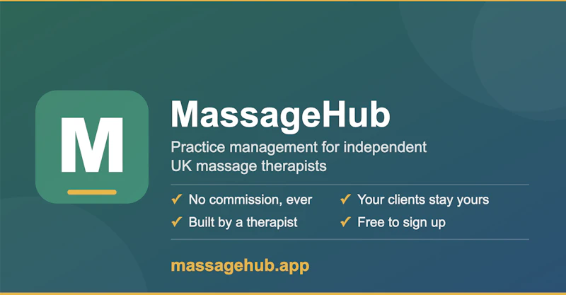 MassageHub screenshot 2