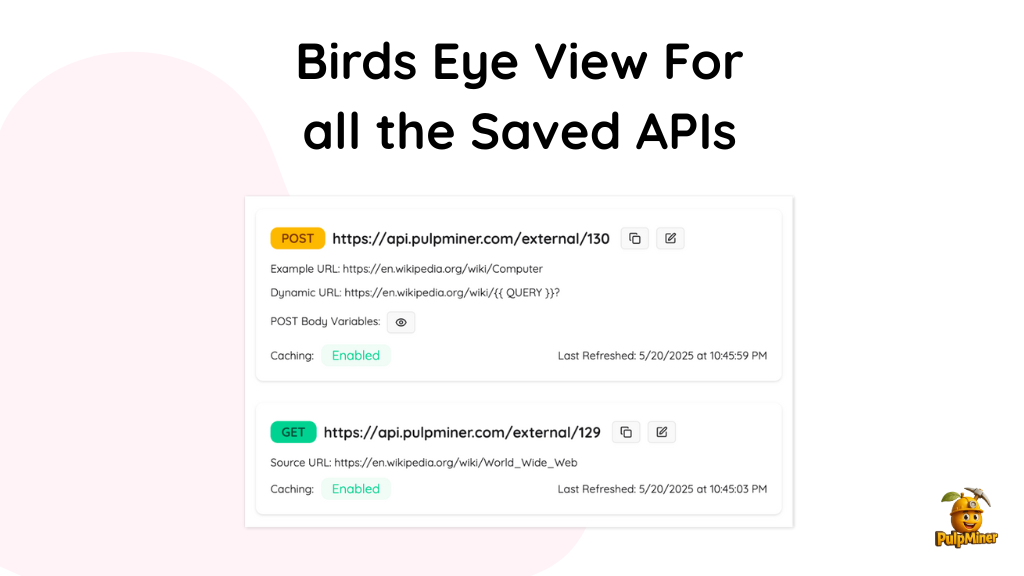 펄프 민족 - 모든 웹 페이지를 실시간 JSON API로 변환합니다 미디어 5