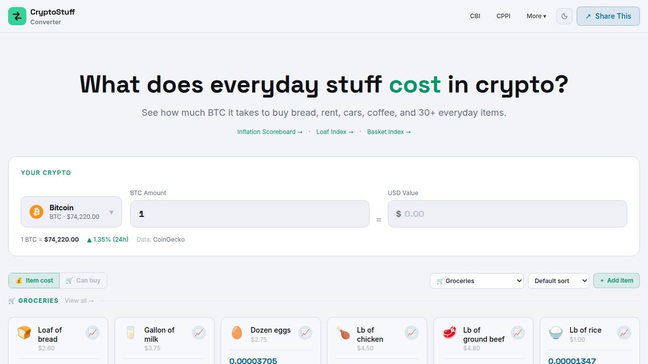 Crypto Stuff Converter gallery image