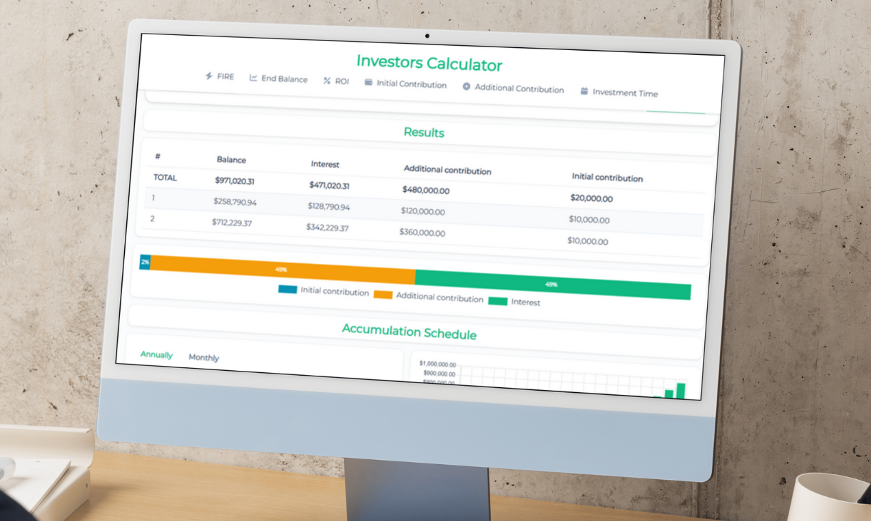 Investors Calculator gallery image