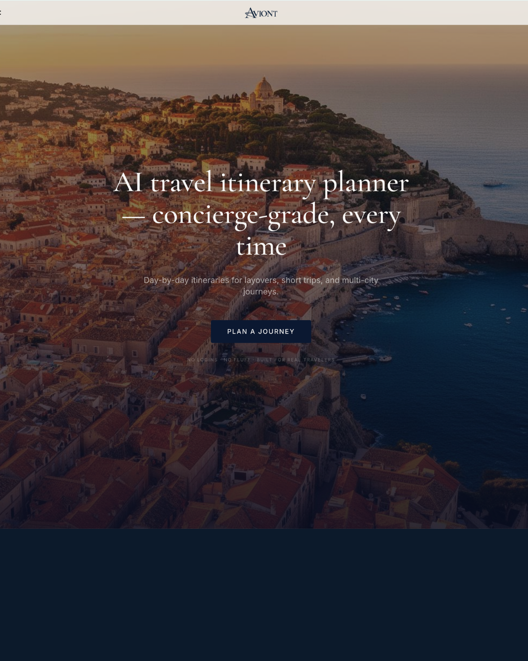 Aviont - Screenshot 2 showing product features and functionality