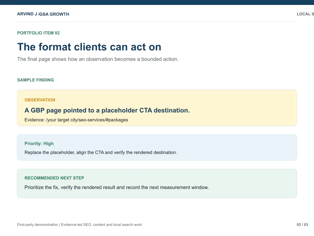 Revenue Leak Audit — SEO gallery image