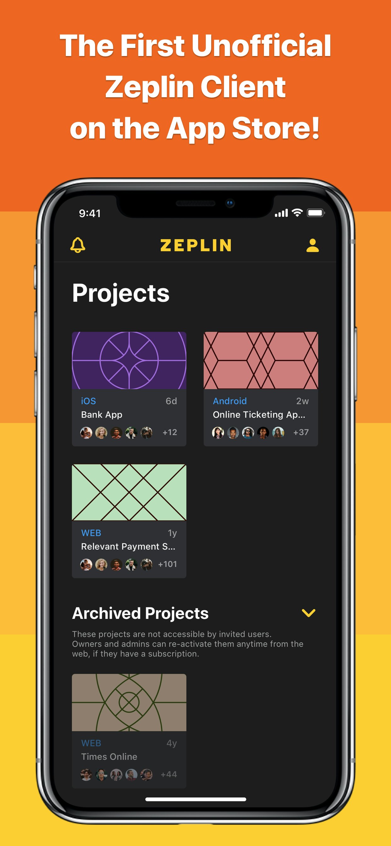 Zeplin Client gallery image