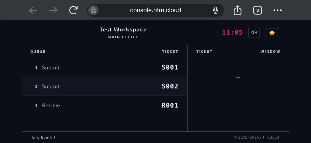 Ritm | Queue management system gallery image