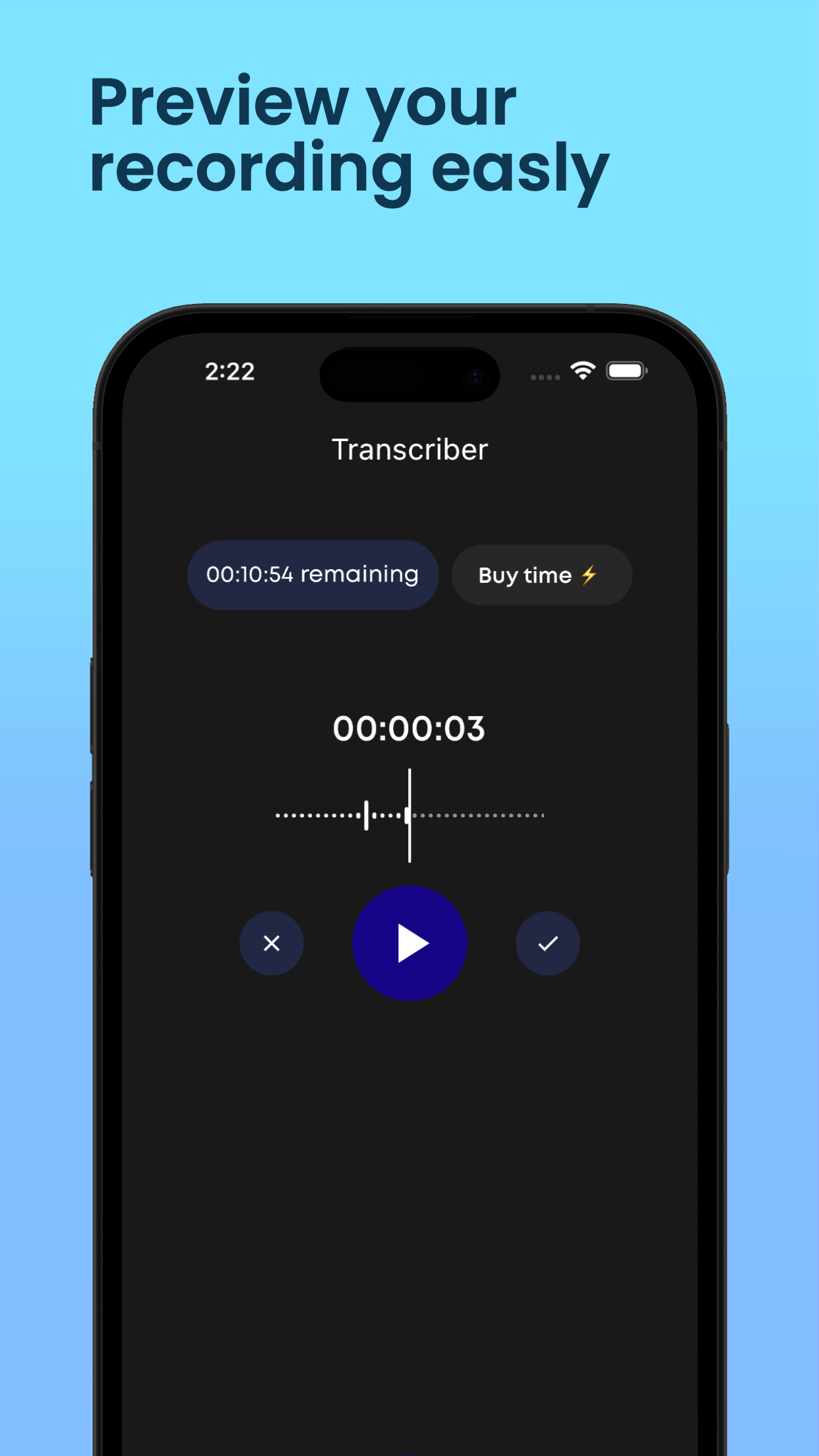 Voice Transcriber - Speech to text media 3