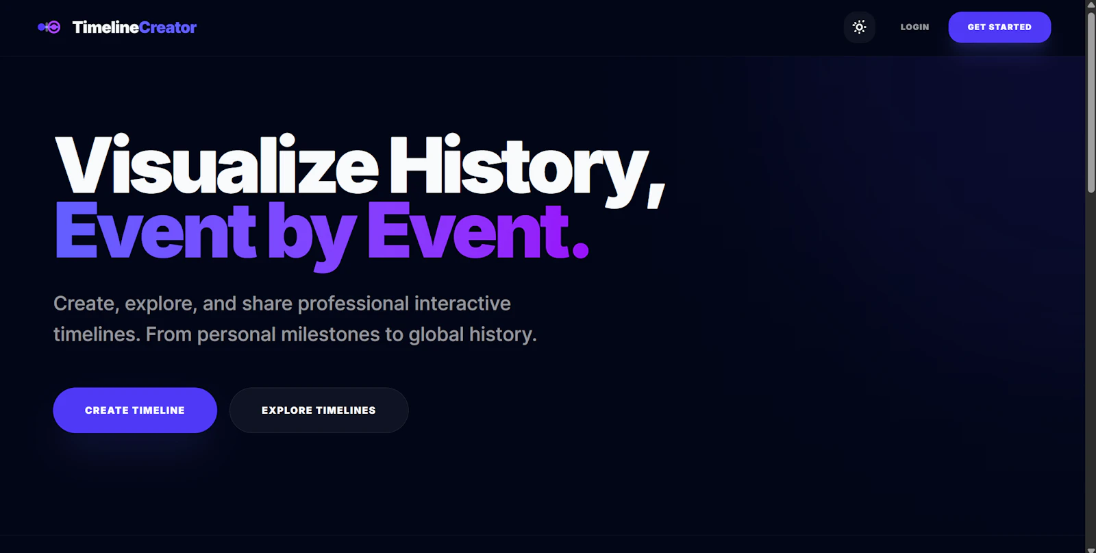 Timeline Creator screenshot 1