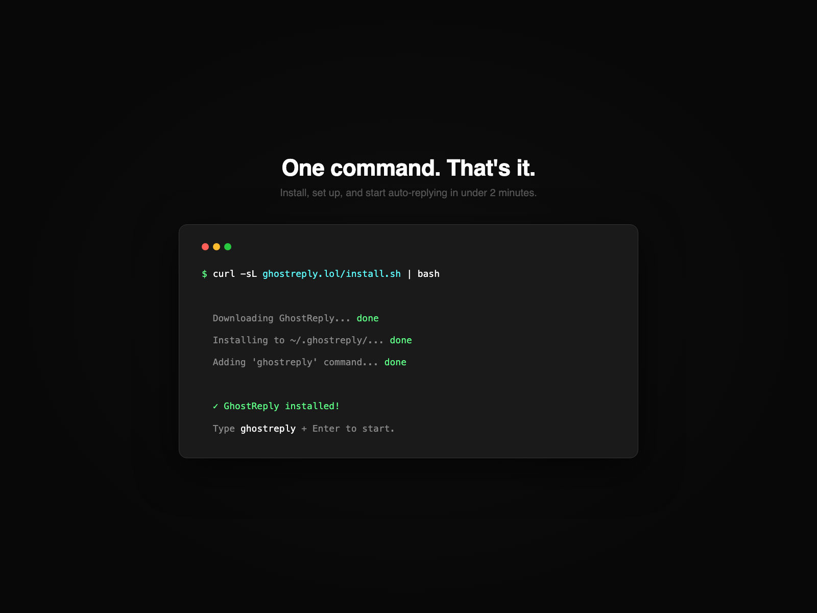 GhostReply gallery image