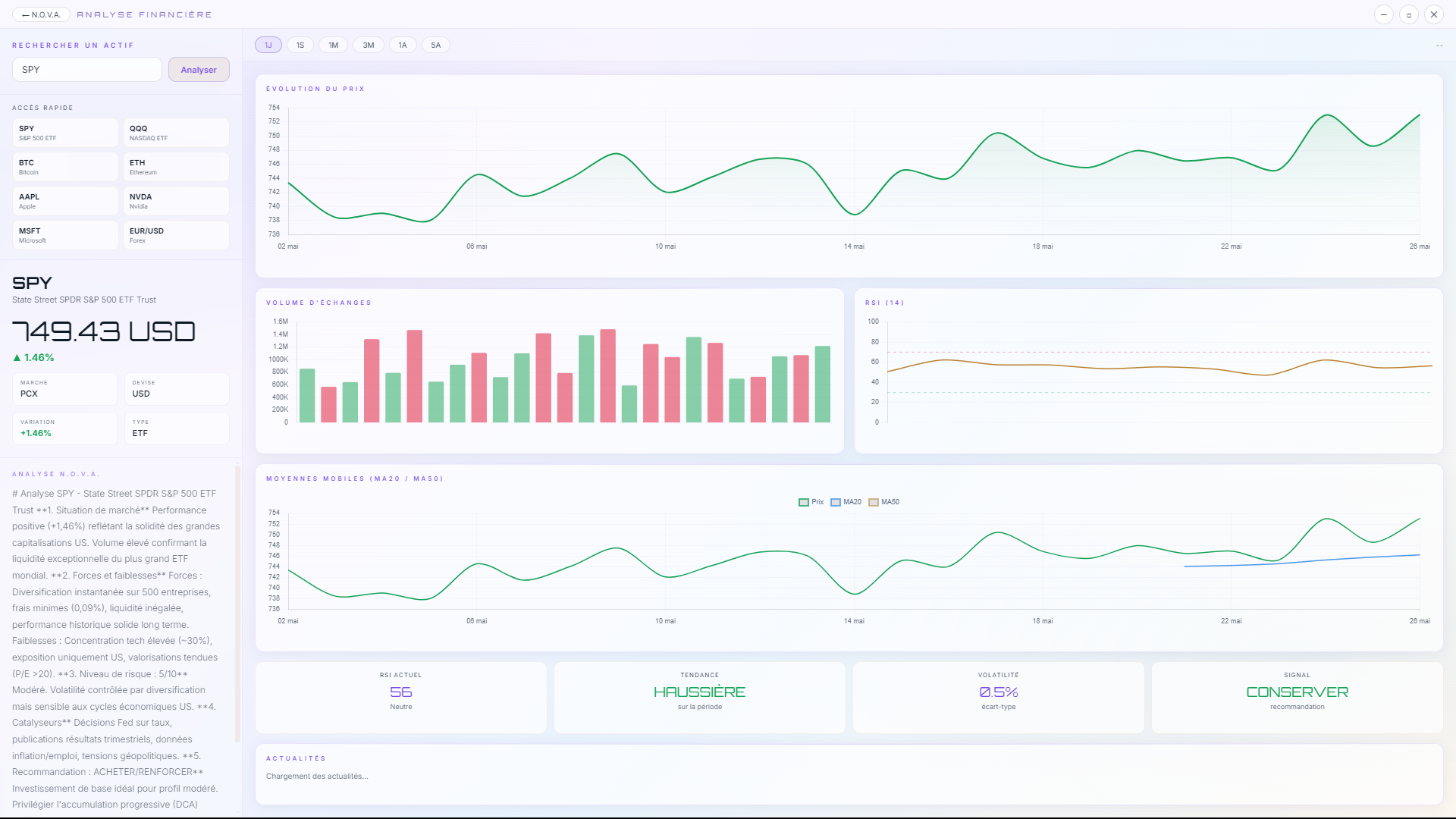 N.O.V.A. — AI Financial Intelligence gallery image