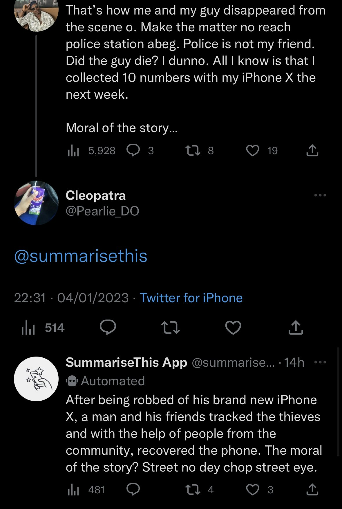 @SummariseThis - Get the gist of threads in one tweet with @summarisethis media 3