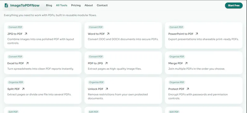 ImageToPDFNow screenshot 2