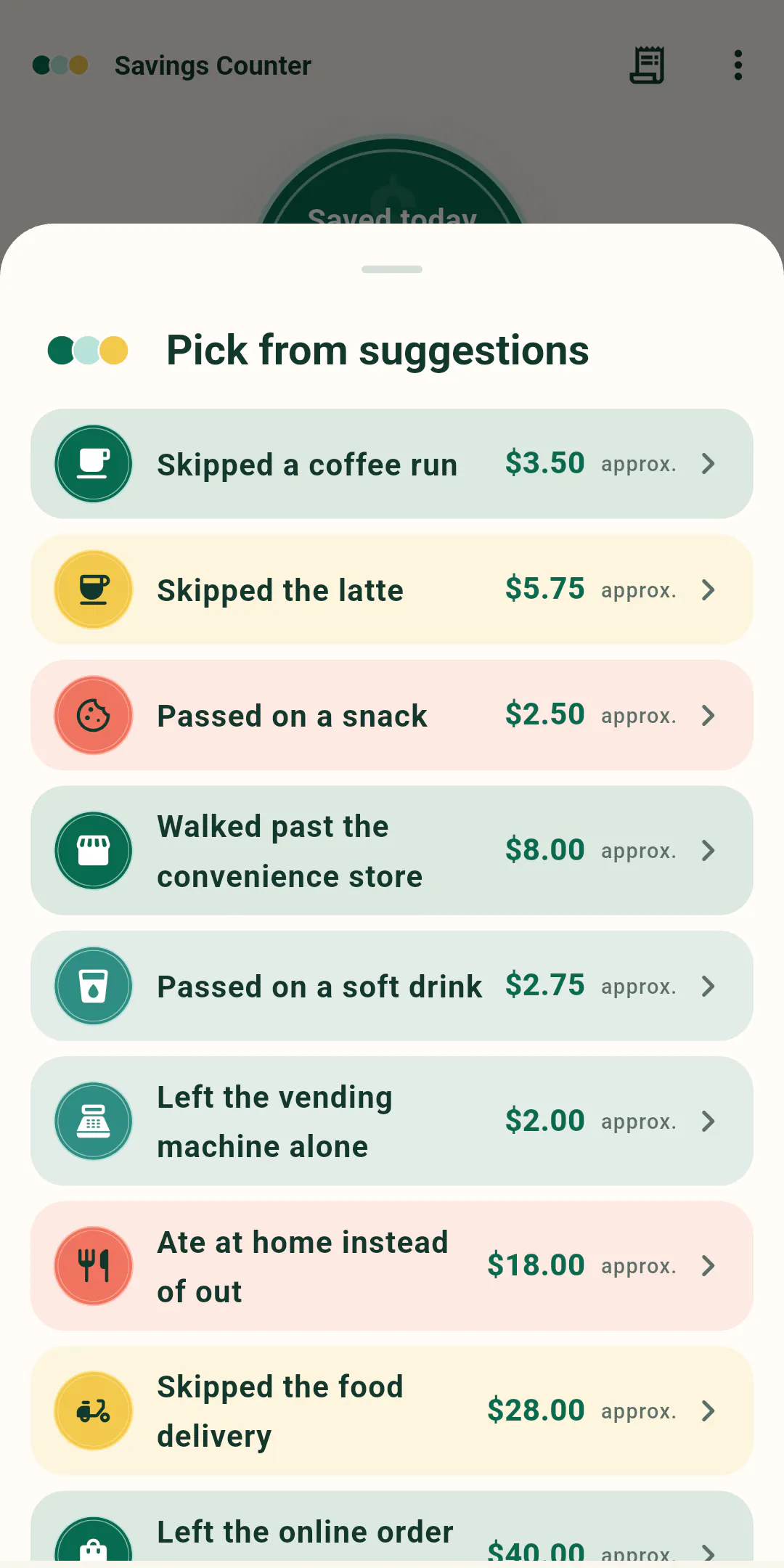 No Buy Savings Tracker gallery image