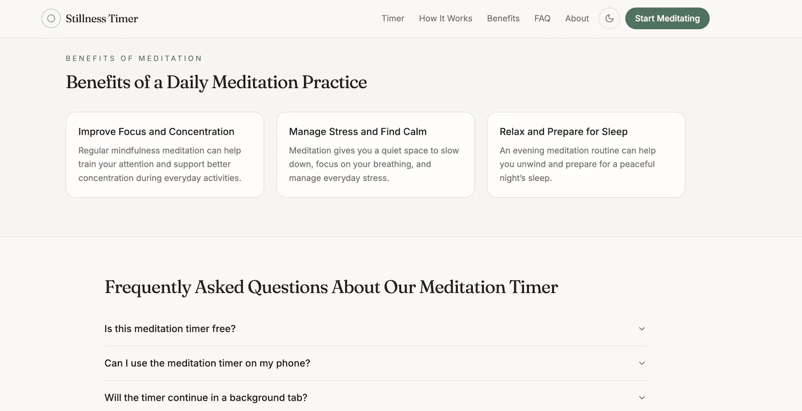 Stillness Timer - Meditation Timer screenshot 5
