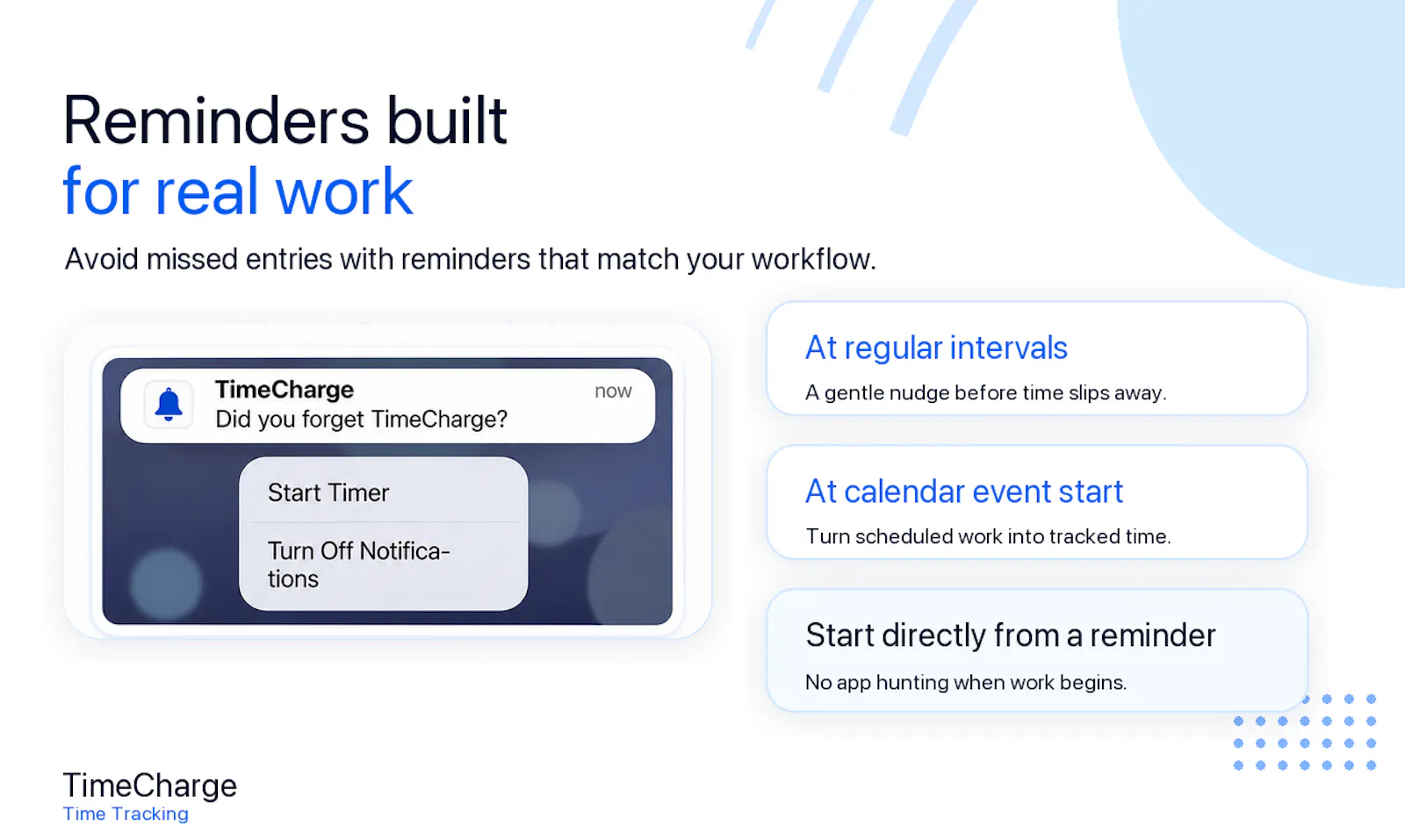 TimeCharge screenshot 2