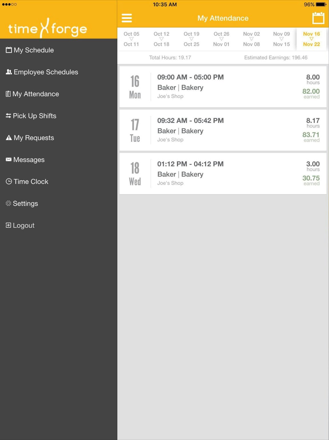 TimeForge Employee by Resolution Systems, Inc. gallery image