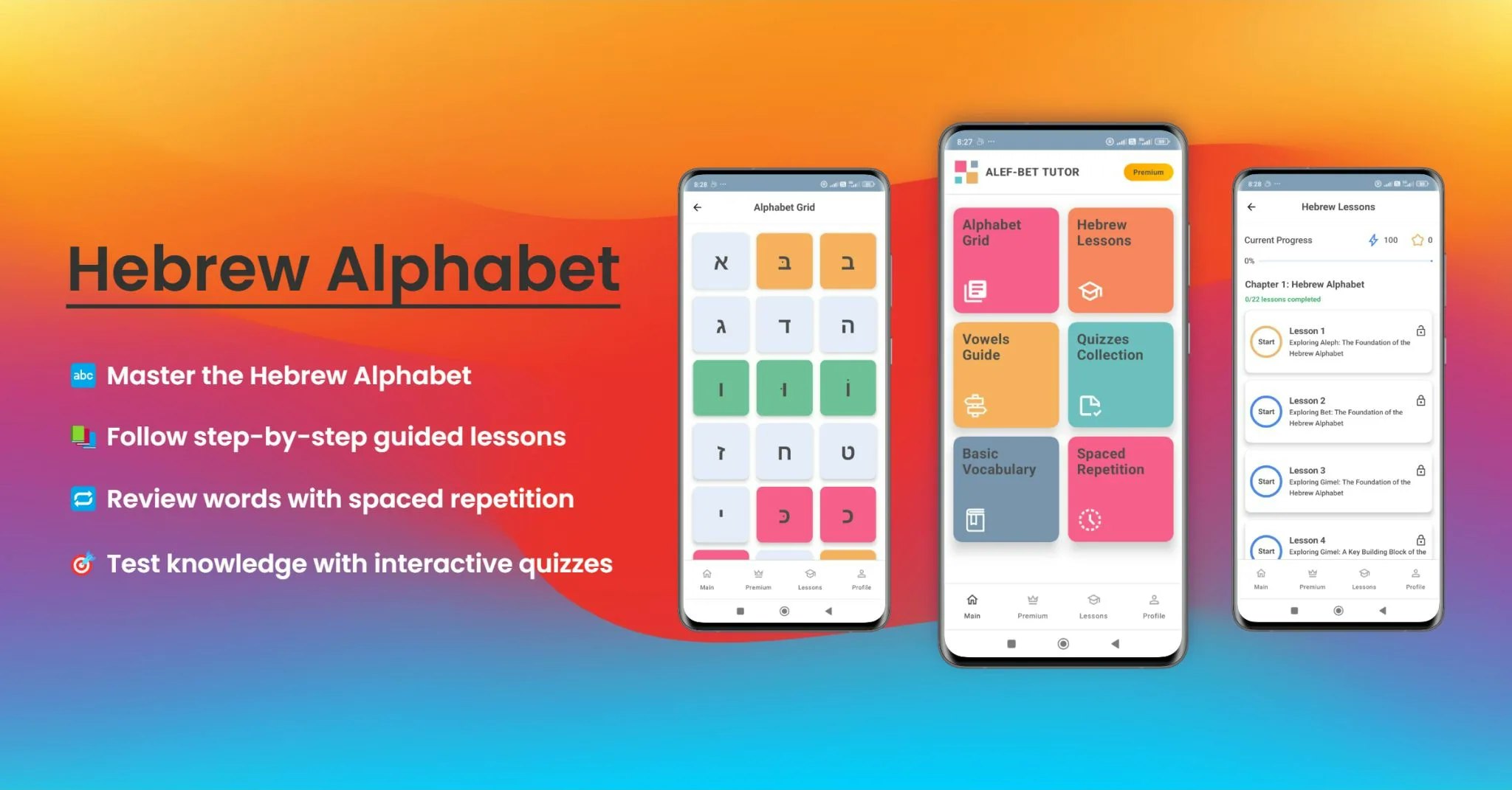 Impara Alphabet Ebraico Easy 2.0 - Impara l'ebraico veloce con AI Scanner e Reading Trainer media 1