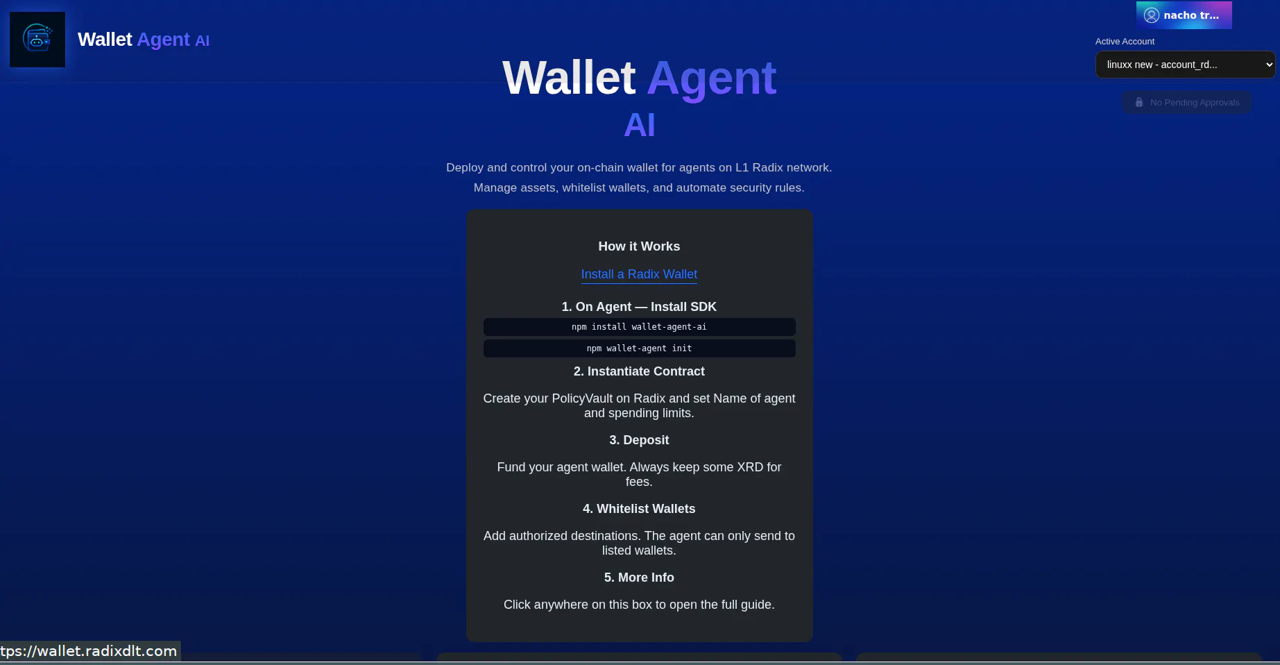 wallet agent ai