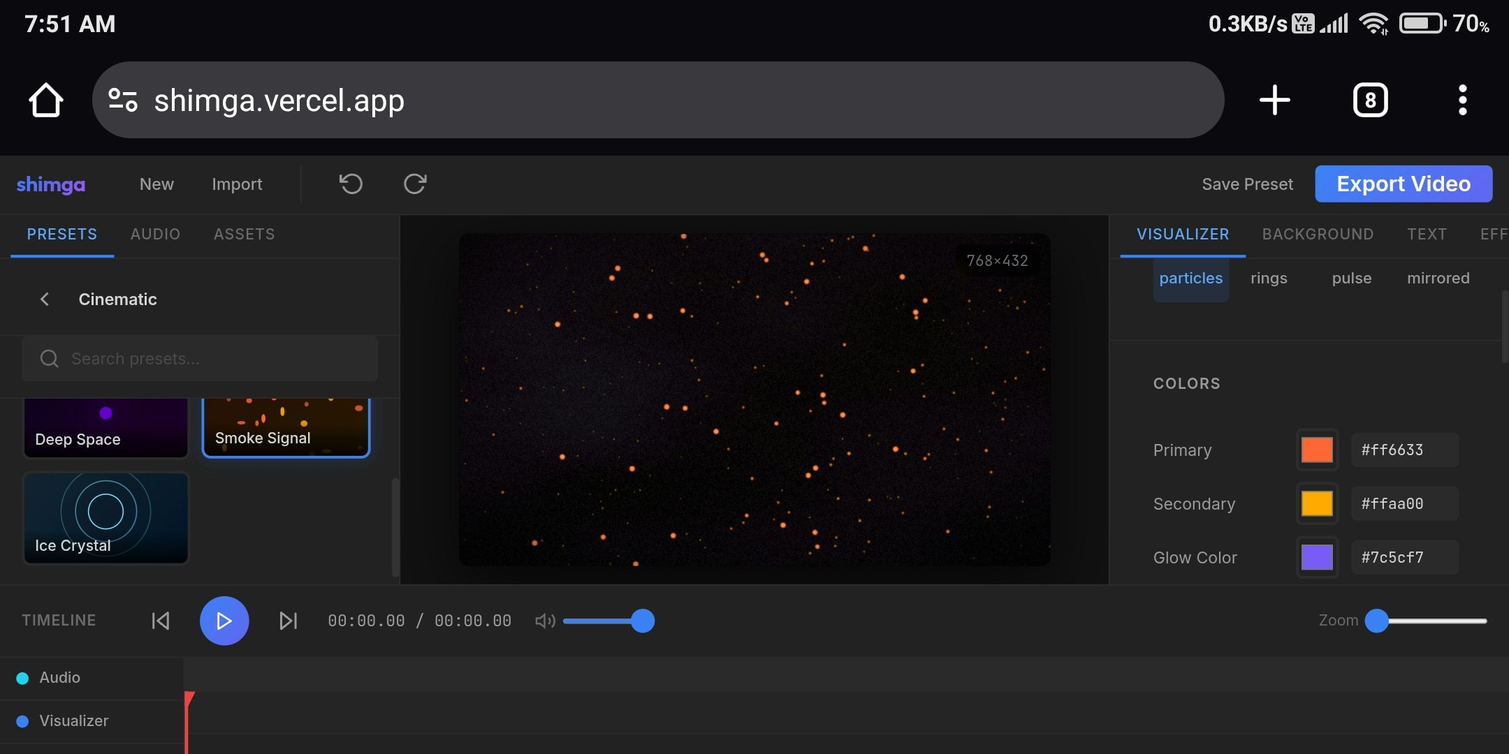 shimga — Professional Audio Visualizer gallery image