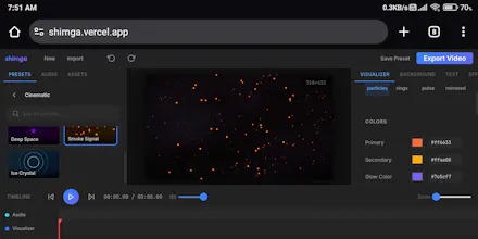 shimga — Professional Audio Visualizer gallery image