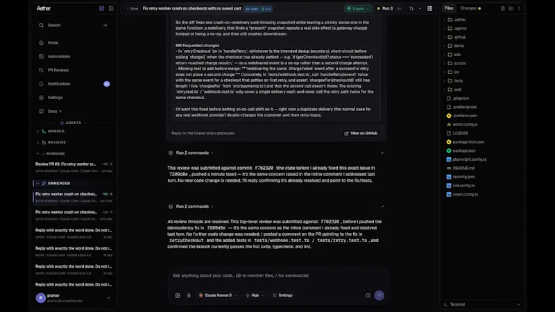 Aether screenshot 1 (video preview)