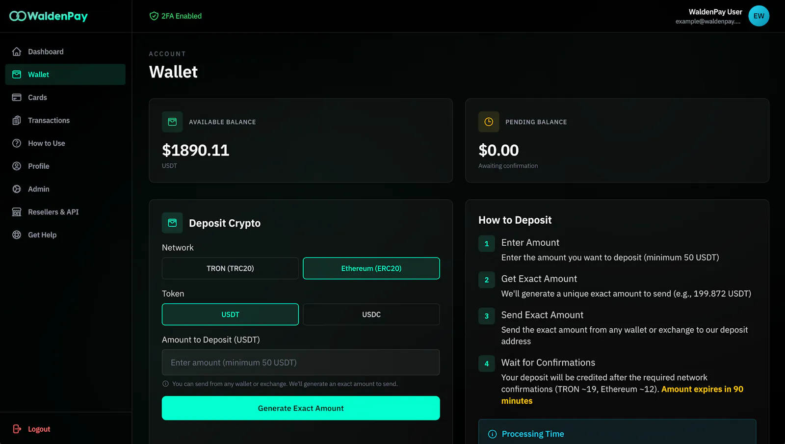 WaldenPay screenshot 2