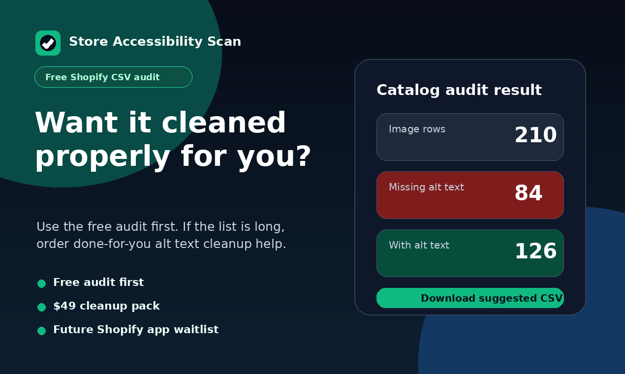 Store Accessibility Scan gallery image