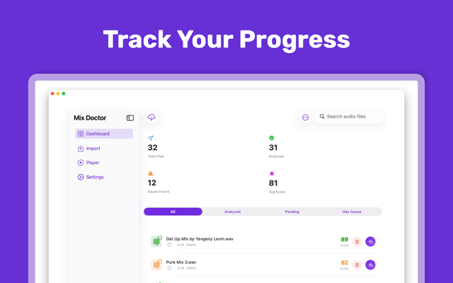MixDoctor - Screenshot 5 showing product features and functionality
