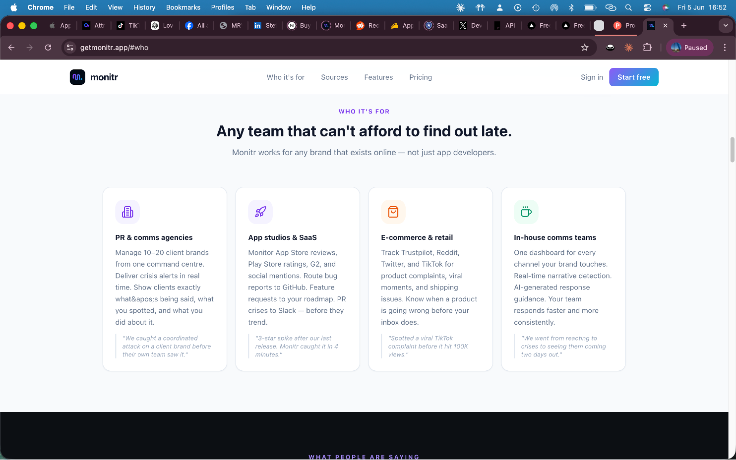 Monitr:Brand Monitoring SaaS Platform gallery image