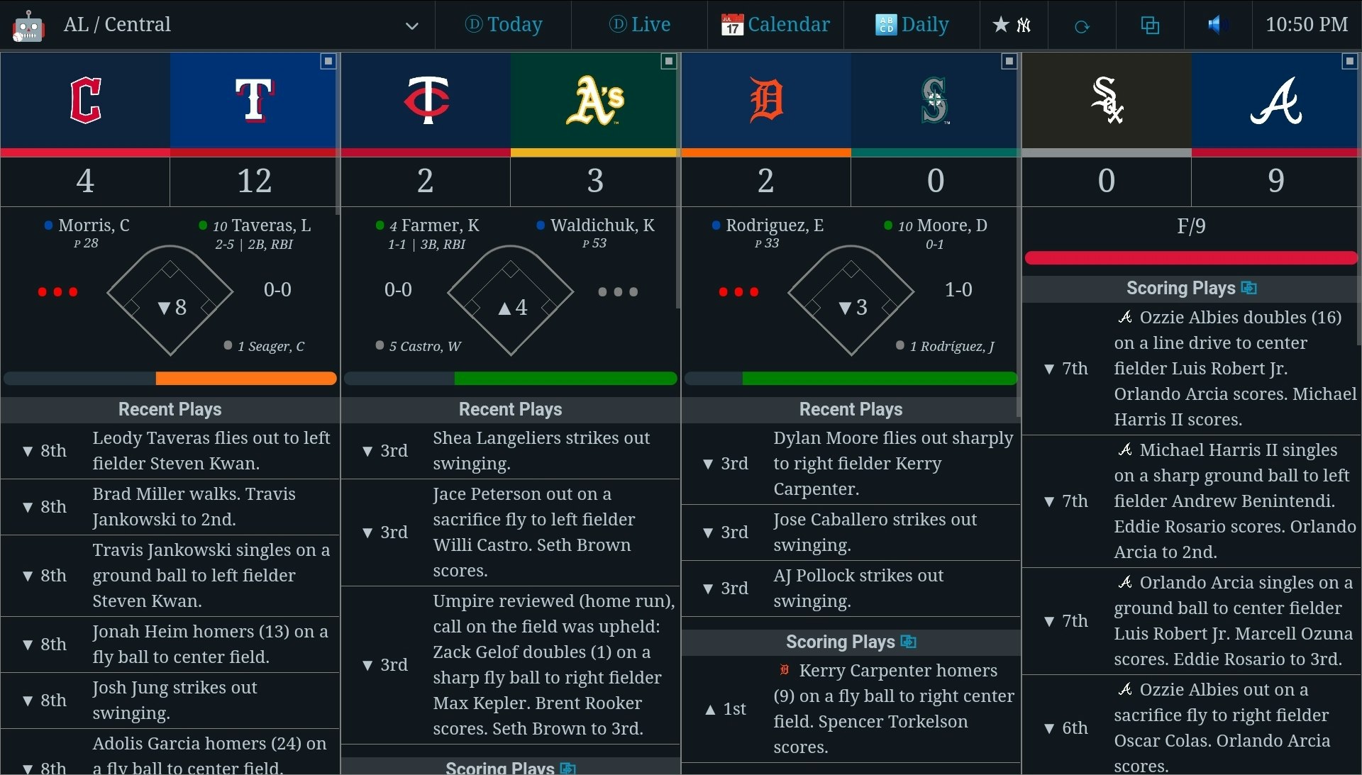 MLB Watchbot - Следуйте каждой игре MLB.В реальном времени.Новые оповещения. медиа 3