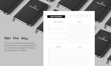 The Moonshot Productivity Planner gallery image