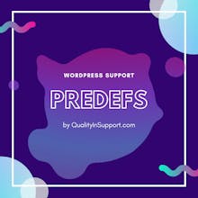 WordPress Customer Support Predefs gallery image