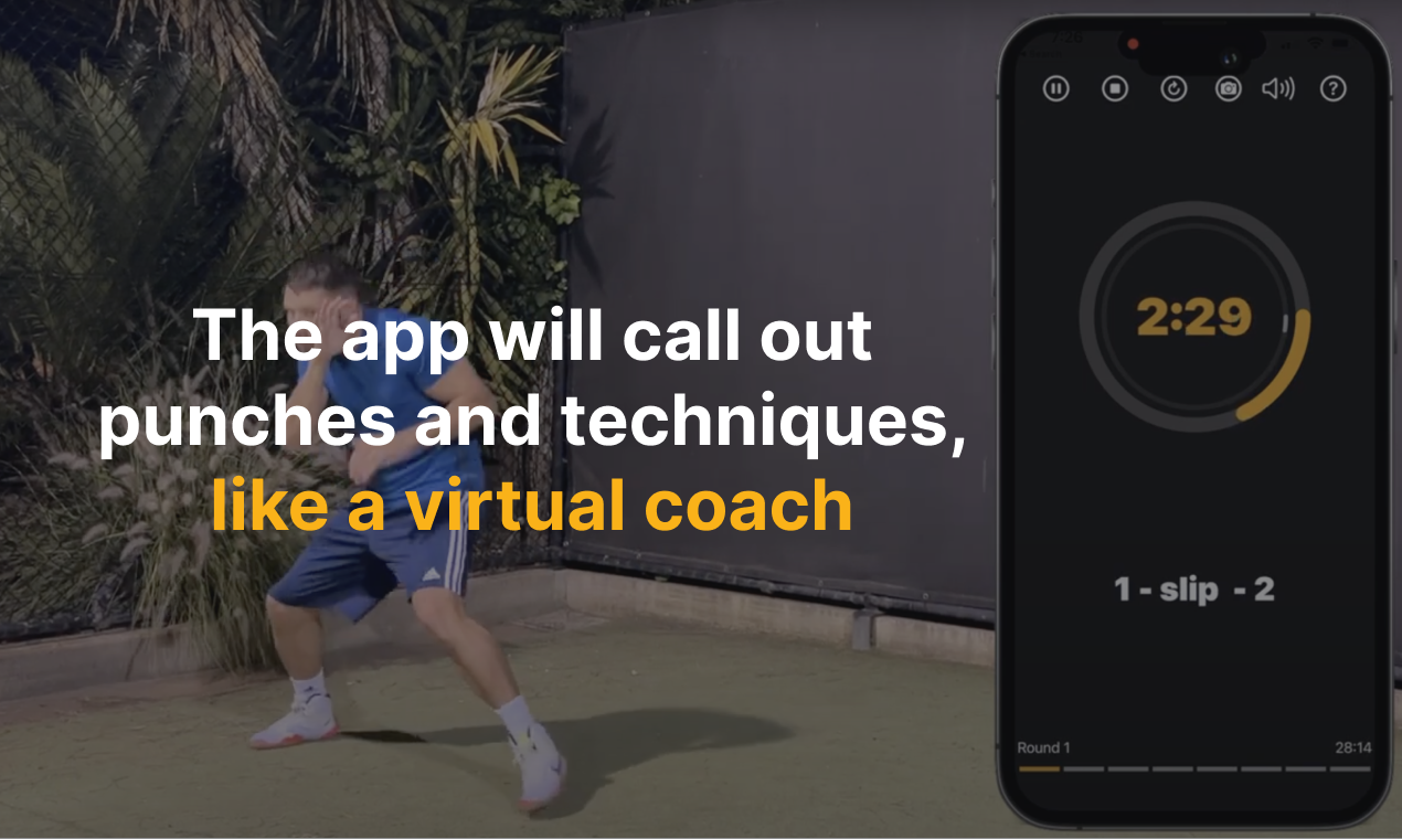 Die Shadow Boxing App - Lernen und üben Sie das Boxen mit einem virtuellen Trainer. Medien 3