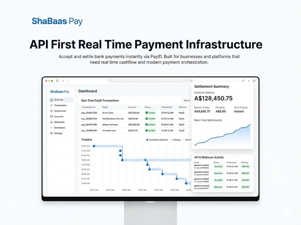 Real Time Payments Platform - Screenshot 3 showing product features and functionality
