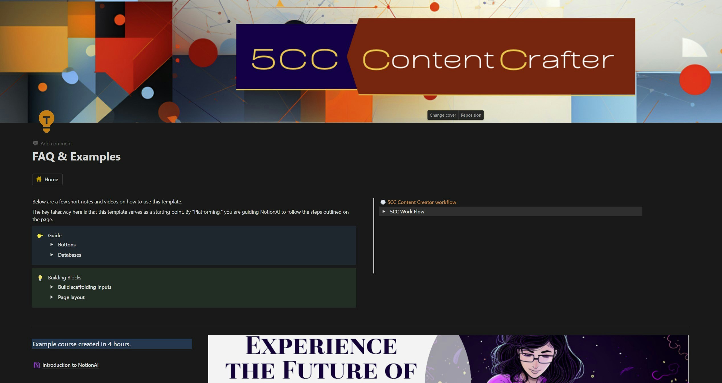 5CC ContentCreator - Herramienta inteligente, 10 indicaciones, cursos rápidos, ahorrar tiempo y enseñar media 4