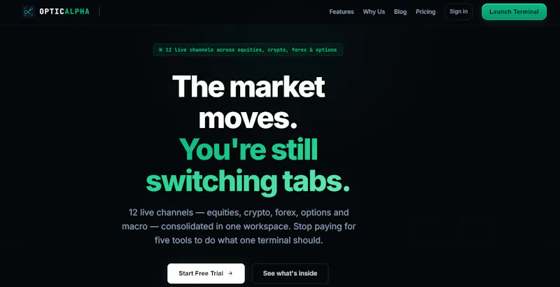 OpticAlpha screenshot 1